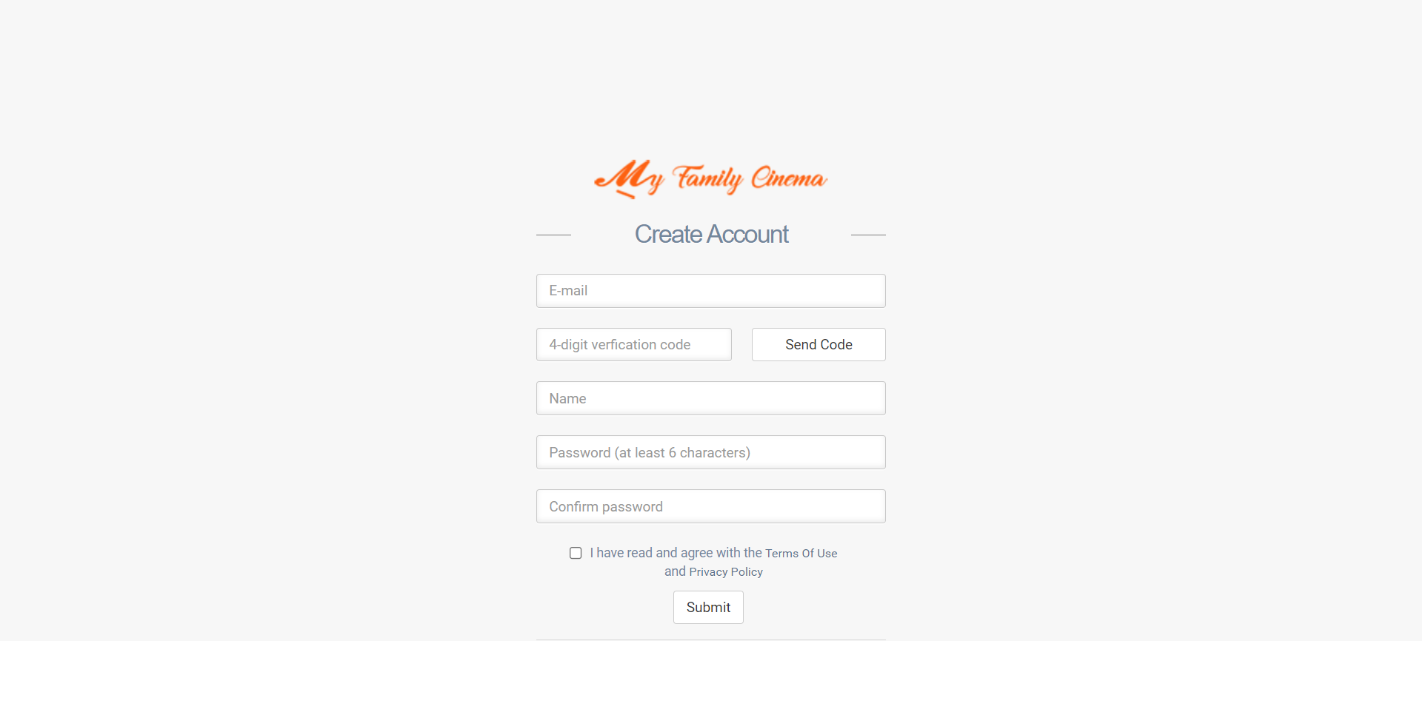 my family cinema login